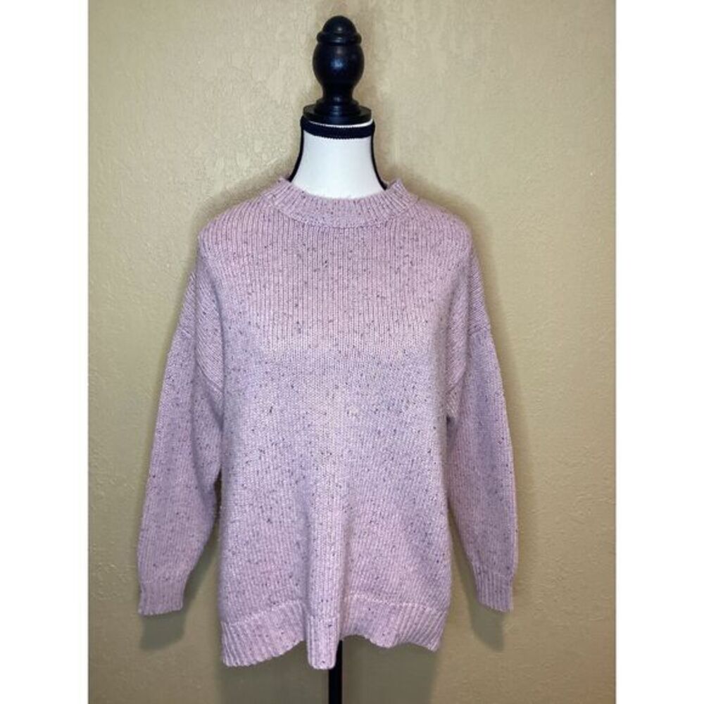 Misslook Cozy‎ Blush Pink Knit Sweater Pullover Long Sleeve Casual Women's Small